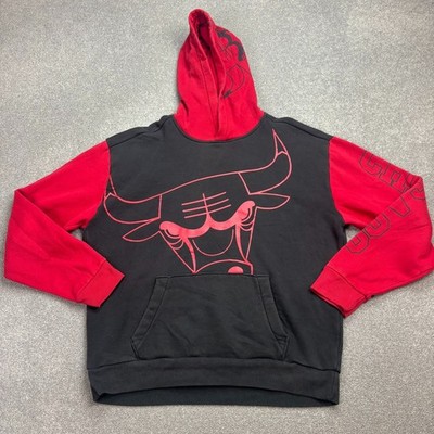 NBA Pullover Erwachsene Large schwarz Chicago Bulls Basketball Outdoor Logo...