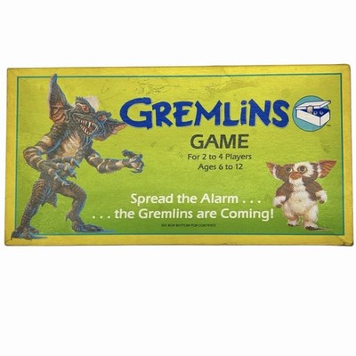 VINTAGE 1984 Gremlins Board Game Complete Golden Game Gizmo With Instructions