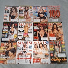 2006 Maxim Magazine Complete 12 Issues Lot - Men's Magazine Collection