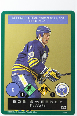 1995-96 Playoff One on One Challenge Ultra Rare Gold Bob Sweeney #232 Starter