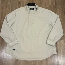 BYLT Mens Jacket Cream Size 3XL XXXL Elite Fairway Pullover