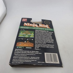 Ninja Kid - Box Only - Nintendo Nes - Authentic Slip Art - Hard Case (No Game)