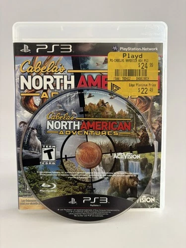 Cabela's North American Adventures - Ps3 Playstation 3 - Game and Case - product listing photo