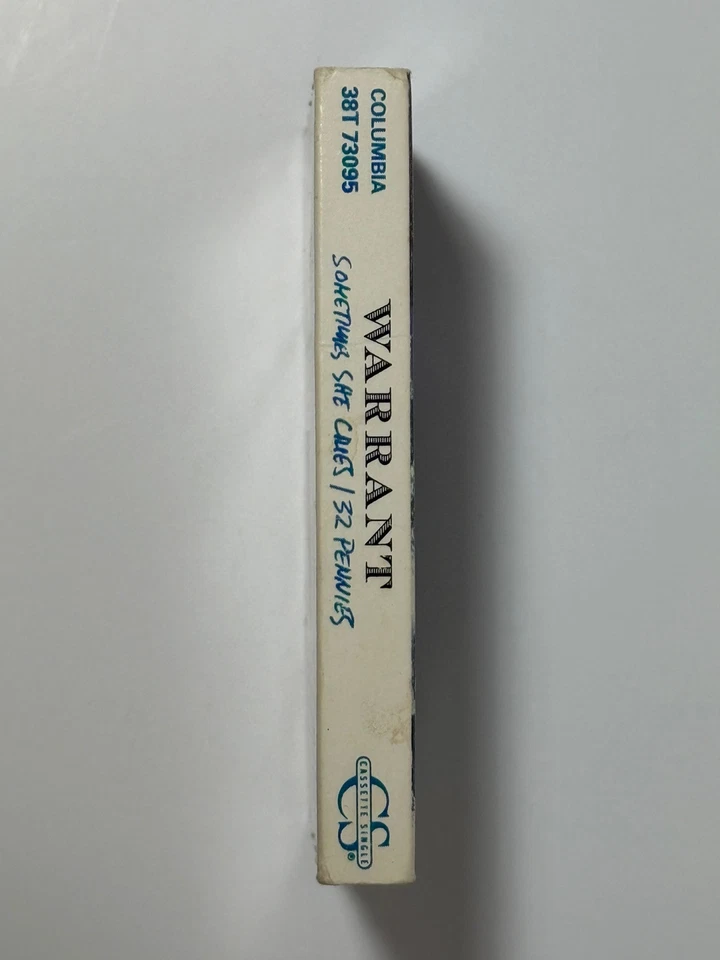 Warrant - Sometimes She Cries (Cassette Tape Single, 1990) 32 Pennies - Image 3 of 4