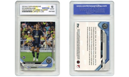 2025 MLS Topps CAVAN SULLIVAN 1st Career MLS Start Rookie Card #59 GEM-MINT 10