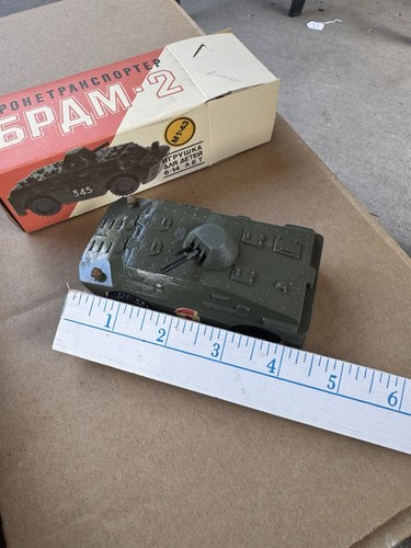 Full Set 6 Pc Vtg Made Russian Military Tanks Artillery 1:43 Soviet Wargame Unit - Picture 24 of 24