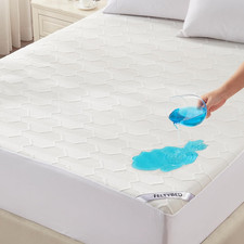 Queen Size Waterproof Mattress Protector, 40 Rayon Derived from Bamboo Cooling