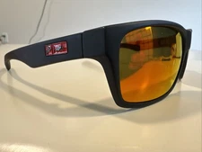 Pelagic Fish Taco Sunglasses Black Frame Orange Polarized Lens #O64