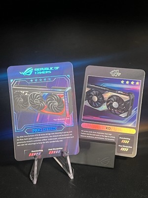 ASUS ROG STRIX GAMING グラフィックカード Asus ROG Strix GPU Trading Card Rare Asus Strix 40-Series KO 30