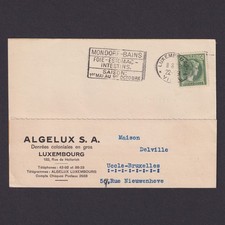 LUXEMBOURG 1938, letter to Brussels Belgium