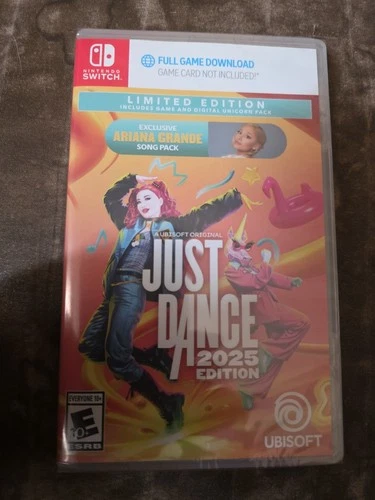 Just Dance 2025 Limited Edition code-in-box  Nintendo Switch New Factory Sealed
