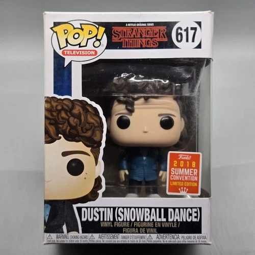 Dustin Snowball Dance #617 ~ Funko Pop Stranger Things in Protector (Damage)