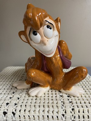 Disney Aladdin Apu Vintage Coin Bank Ceramic Rare