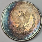 1882-O $1 Morgan Dollar 90% Silver New Orleans US Coin - RAINBOW TONING!