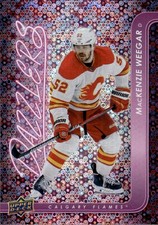 2024-25 Upper Deck #DZ-86 MacKenzie Weegar Pink Dazzlers Calgary Flames.