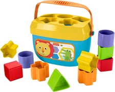 Stacking Toy Baby'S First Blocks Set of 10 Shapes for Sorting Play for Infants A