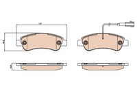 Bremsscheiben-BremsbeläGe-Kit TRW Automotive GDB2068 FüR OE 16 124 341 80