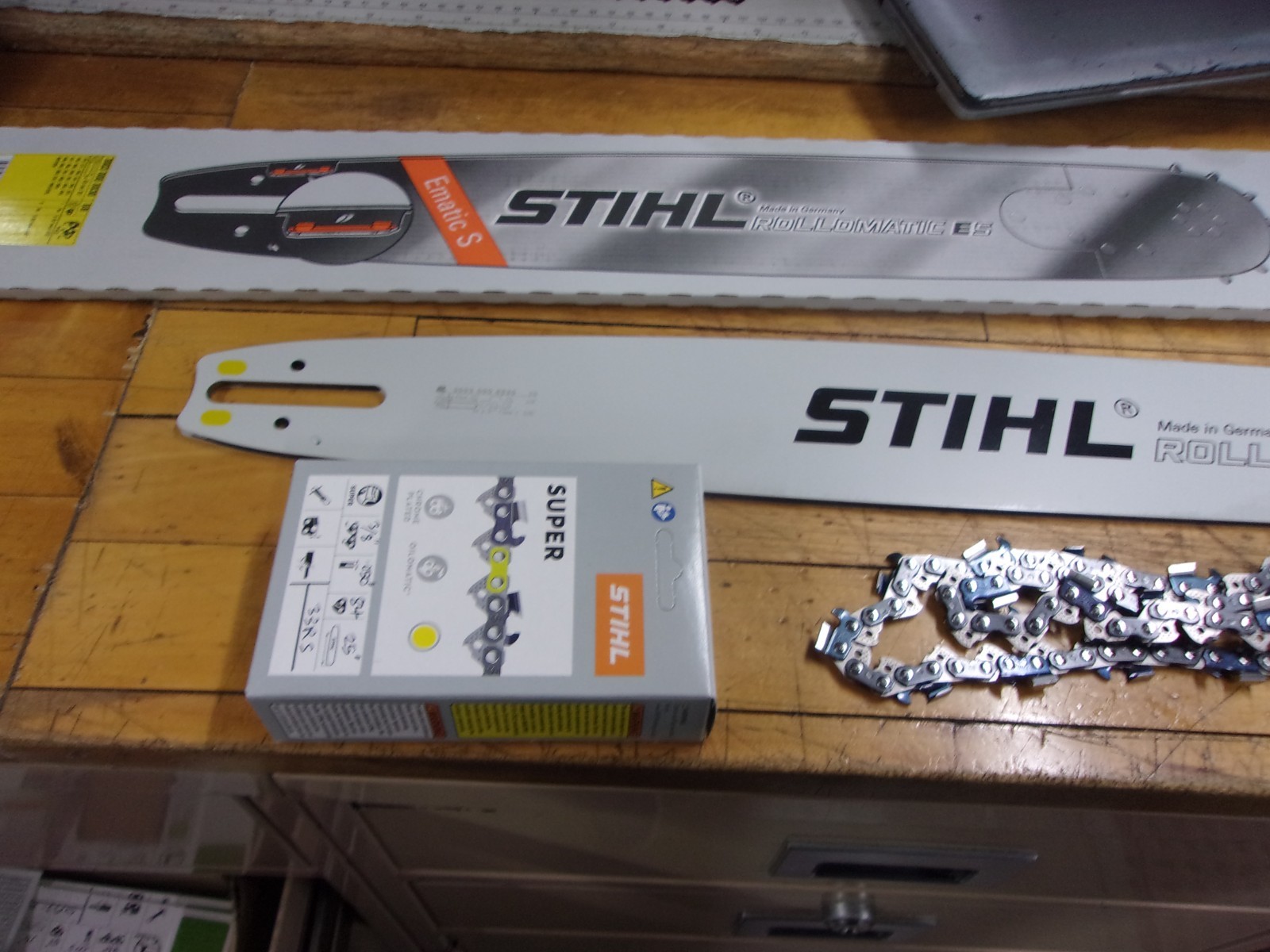 Stihl 25" SE Guide Bar 3/8" .050" 84DL OEM 3003-000-8830 Chain 33RS-84 ...