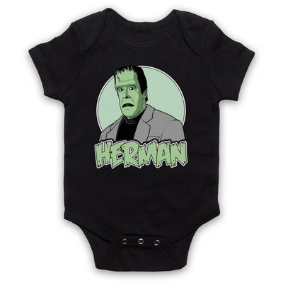 THE GUNS OF BRIXTON Herman Munster Strampler The Munsters Comedy TV lustig Horror Baby mitwachsen Geschenk