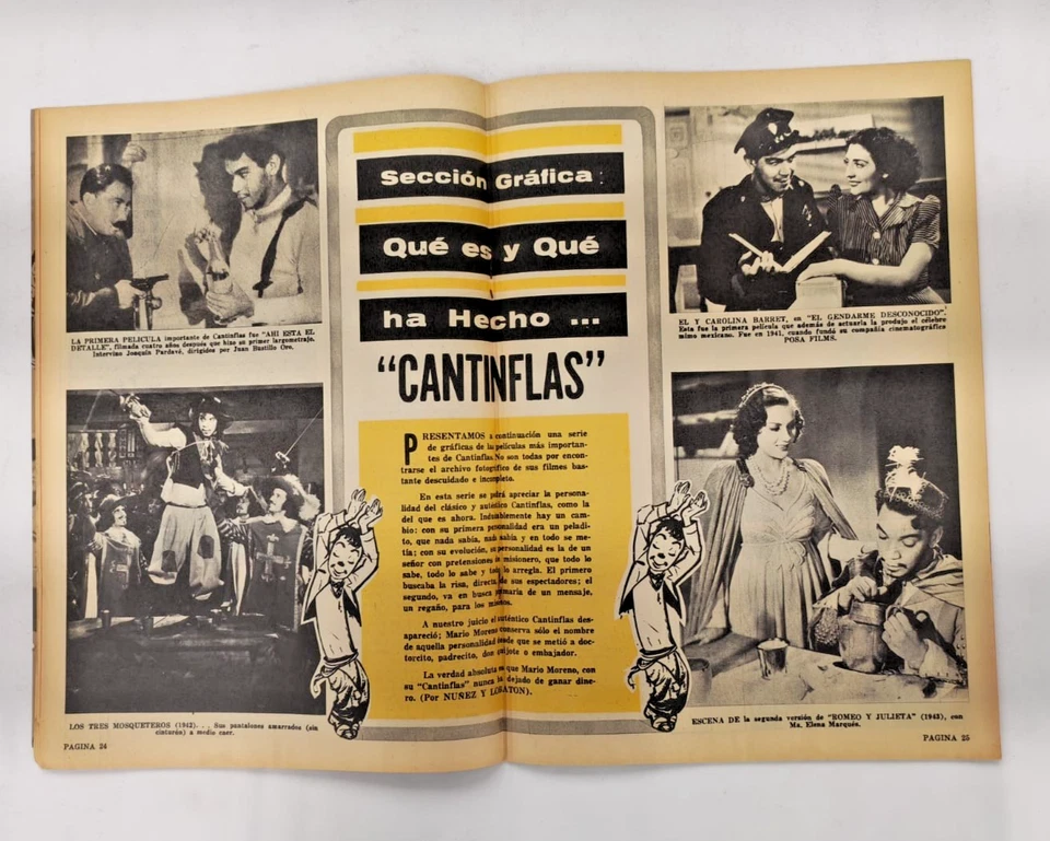 CINE CONFIDENCIAL, MEXICAN MAGAZINE, NO.12 DECEMBER 1970, CANTINFLAS ON COVER - Image 3 of 4