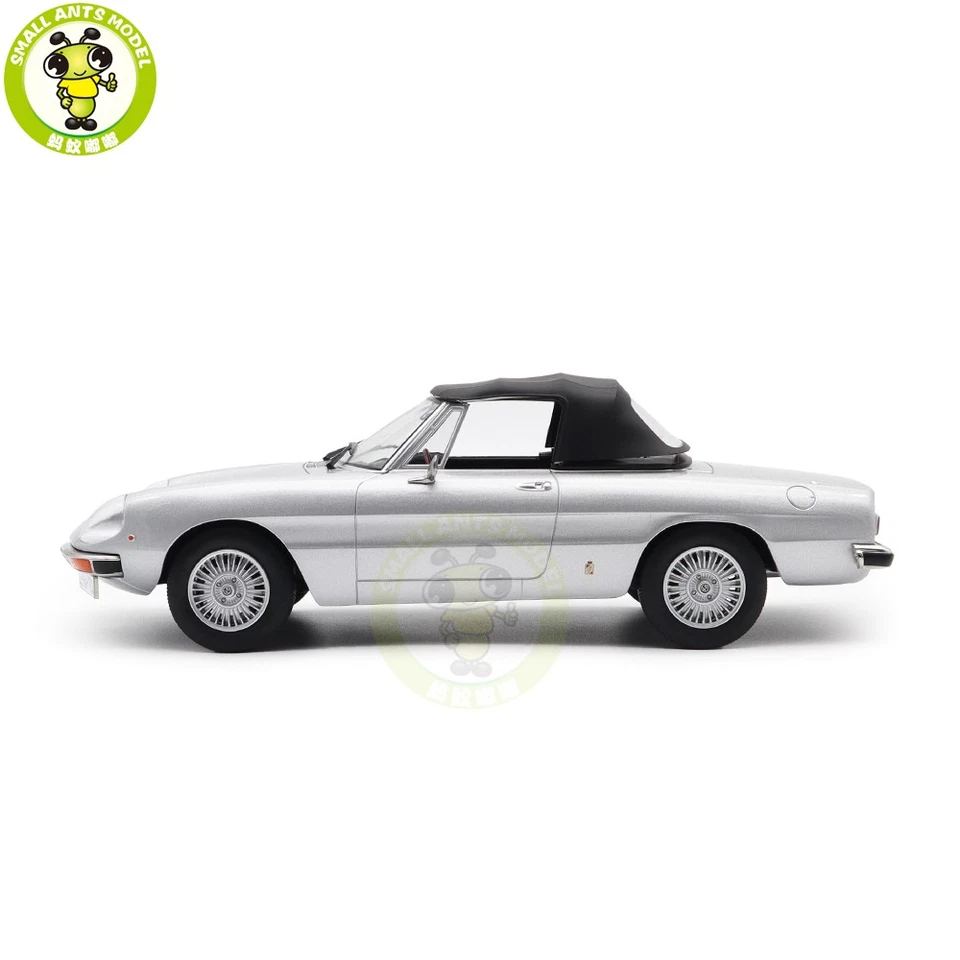 1/18 Alfa Romeo 2000 Spider 1978 Norev 187884 Silver Diecast Model Car Foto 3 de 4
