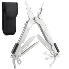 Multi functional telescopic pliers stainless steel portable camping tool pliers