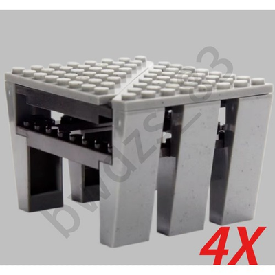 #ad Mega Bloks Construx Gray Black Parts Accessories Figure Model in Loose 4X $56.40