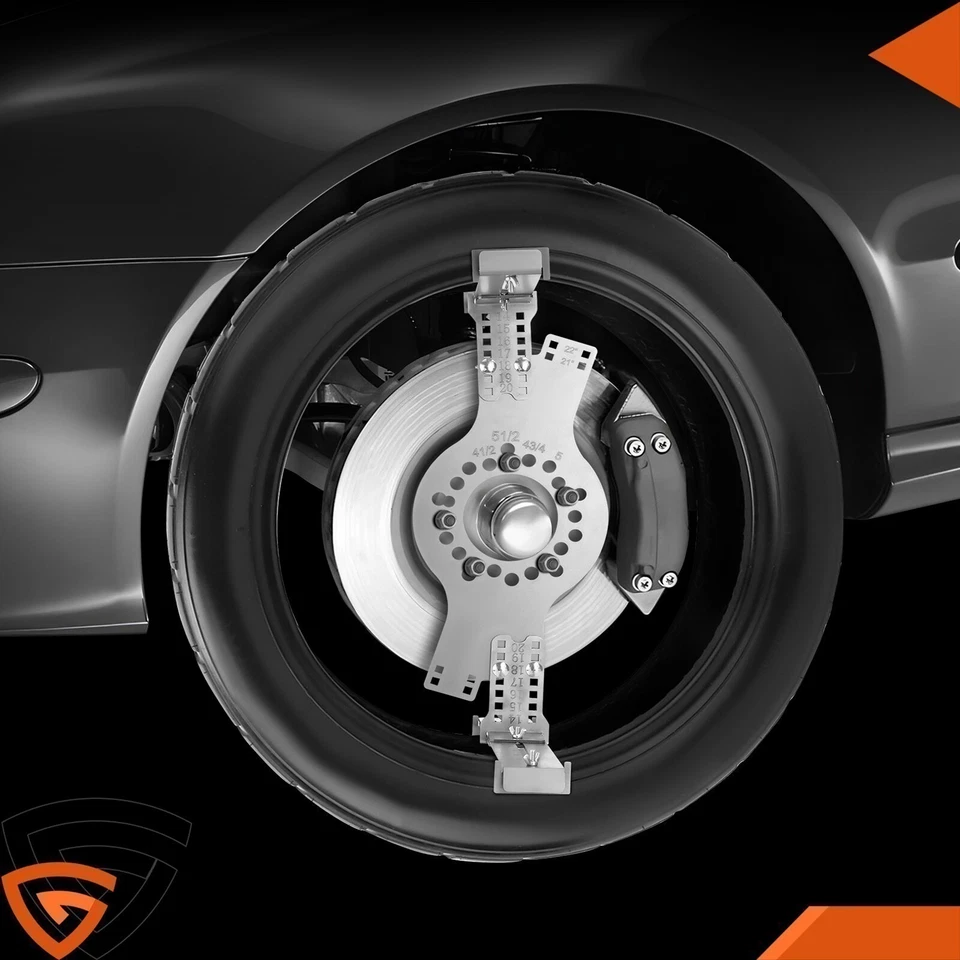 14"-20" Wheel Fitment Simulator Tool Tire Size Fit Test Measuring Mockup 5-Lug - Image 4 of 4