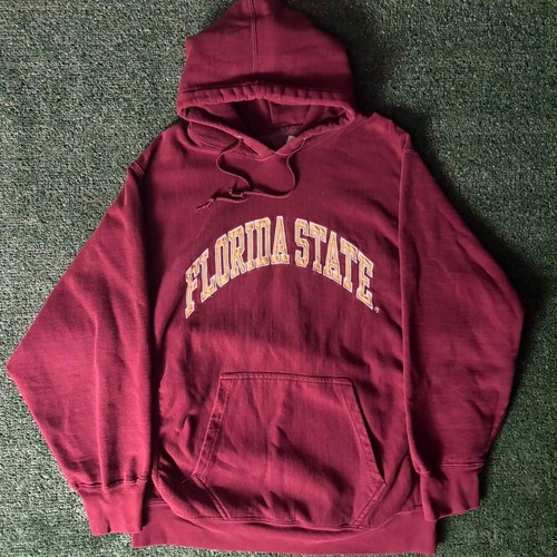 Steve-barry-s Men's Burgundy and Red Hoodie