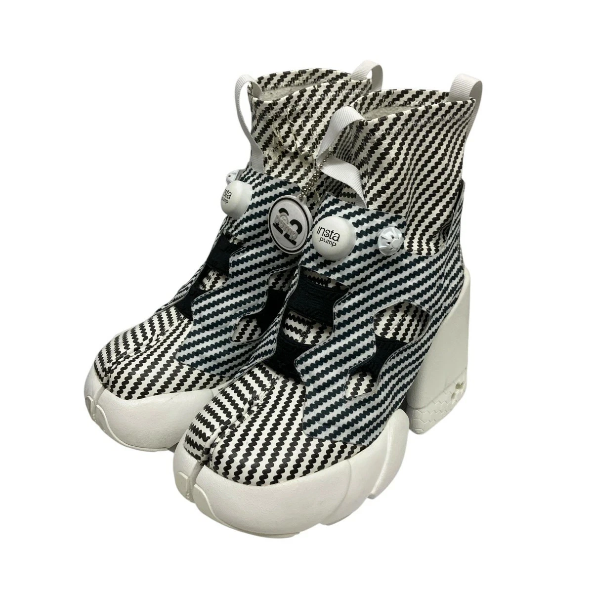 Maison Margiela 22 Reebok Tabi Instapump Fury Hi High Cut Sneakers White S GYQ46