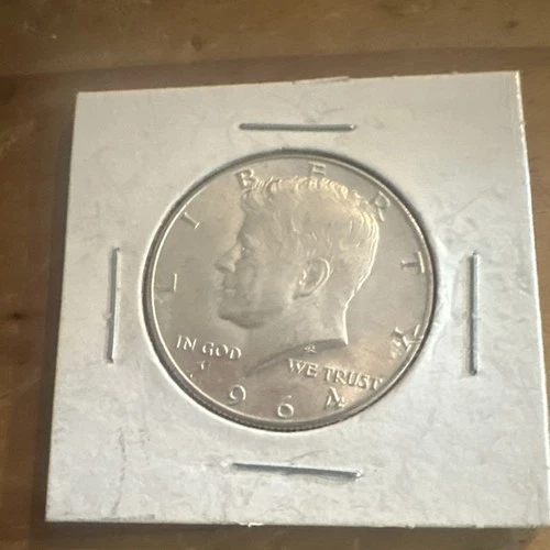 1964 Kennedy Half Dollar Uncirculated Silver 50C US Coin Uncertified