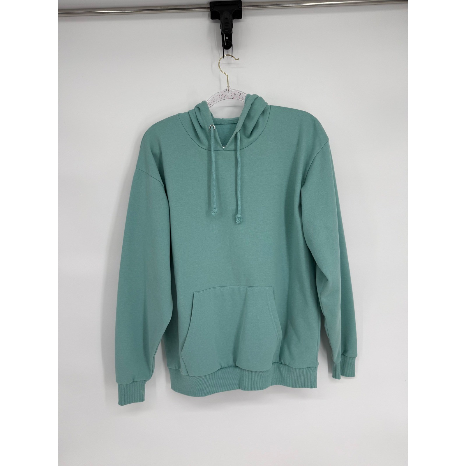 Sleepdown Essentials Teal Green Pullover Hoodie F… - image 1