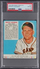 1952 RED MAN TOBACCO #13 WHITEY LOCKMAN PSA 4