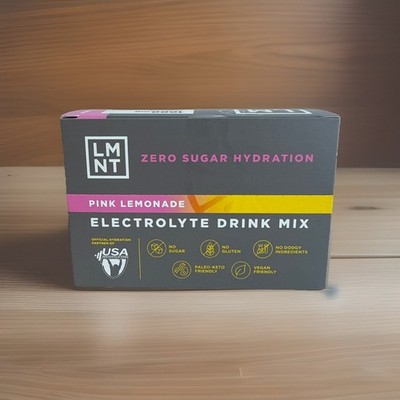 Exp 01/28 LMNT Electrolytes PINK LEMONADE 30 Pack Sugar Free Limited Edition New