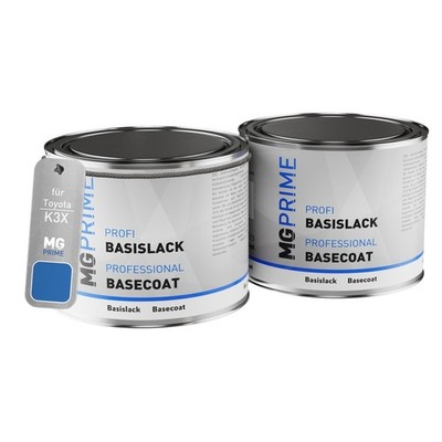 Autolack Set Dose für Toyota K3X Azu Light Blue Rush Blue Pearl 1,0L