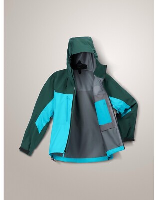NWT Mens Arc'teryx Alpha Goretex Hooded Waterproof Shell Jacket XS