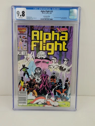 Alpha Flight #33 CGC 9.8 Newsstand 1st App. of Yuriko Oyama As Lady Deathstrike