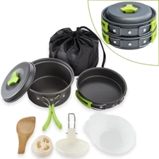 Camping Cookware Set Backpacker'S Cooking Set: Portable, Durable Outdoor Cookwar