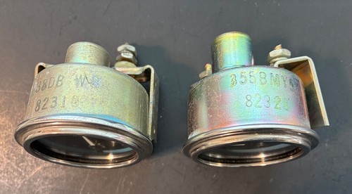 2 VINTAGE STEWART WARNER SW GAUGES: 82311 Ammeter Gauge & 82328 Vacuum Gauge NOS - Picture 4 of 10