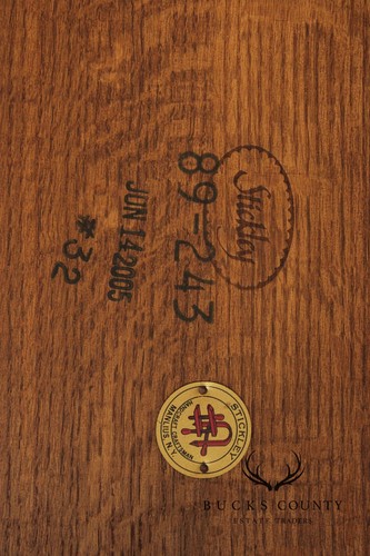 Stickley Mission Collection Oak Limbert Cafe Bench - Picture 14 of 14