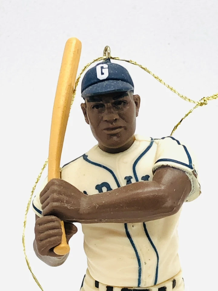 Mini adorno gris Buck Leonard Homestead adorno de Navidad de Pittsburgh MLB 1999 Foto 2 de 4