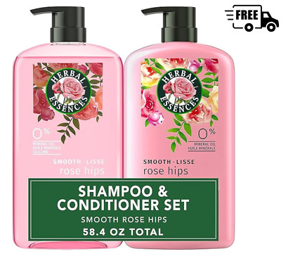 Herbal Essences Shampoo & Conditioner Set Smooth Collection Rose Hips & VitaminE
