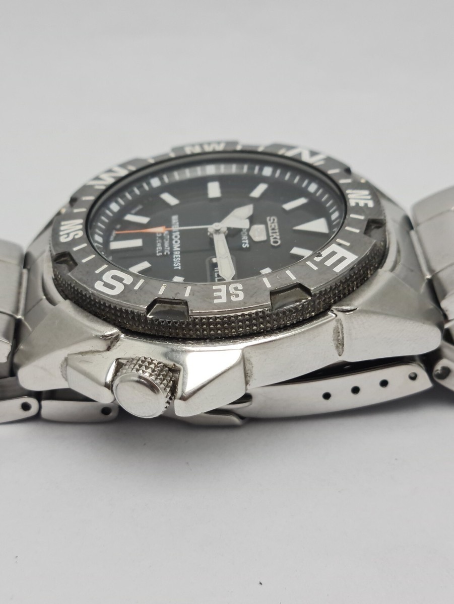 Seiko 5 Sports Diver Compass Automatic Day/Date Men's Watch 7S36