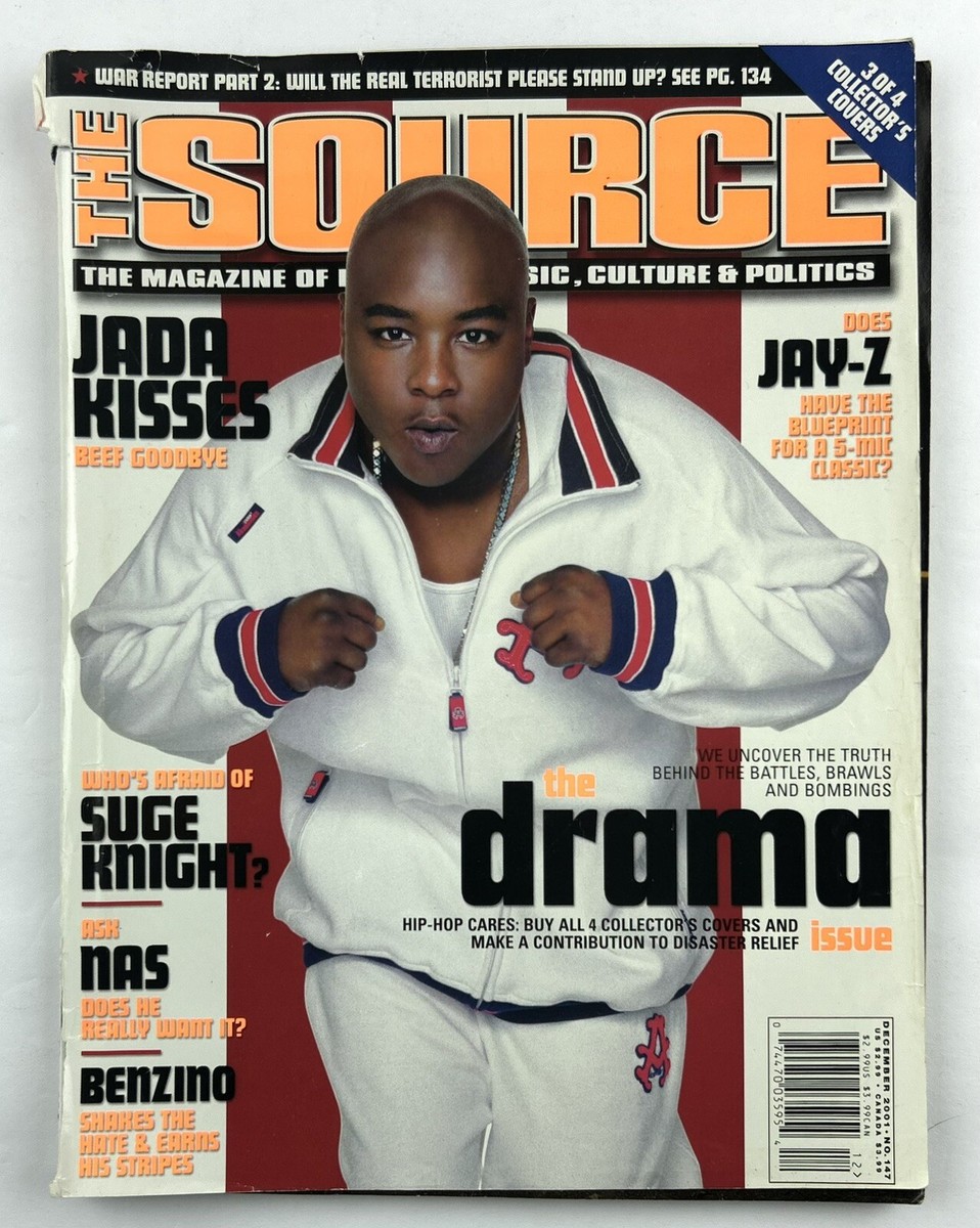 洋楽 Suge Knight Nas Jadakiss SOURCE HIPHOP The Source Magazine - 2001 : Suge Knight , Jadakiss, Nas