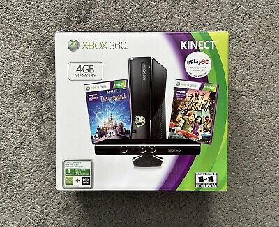 Microsoft XBOX 360 S 4GB Console with Kinect Sensor Gaming and  Entertainment Excellence Manufacturer Refurbished