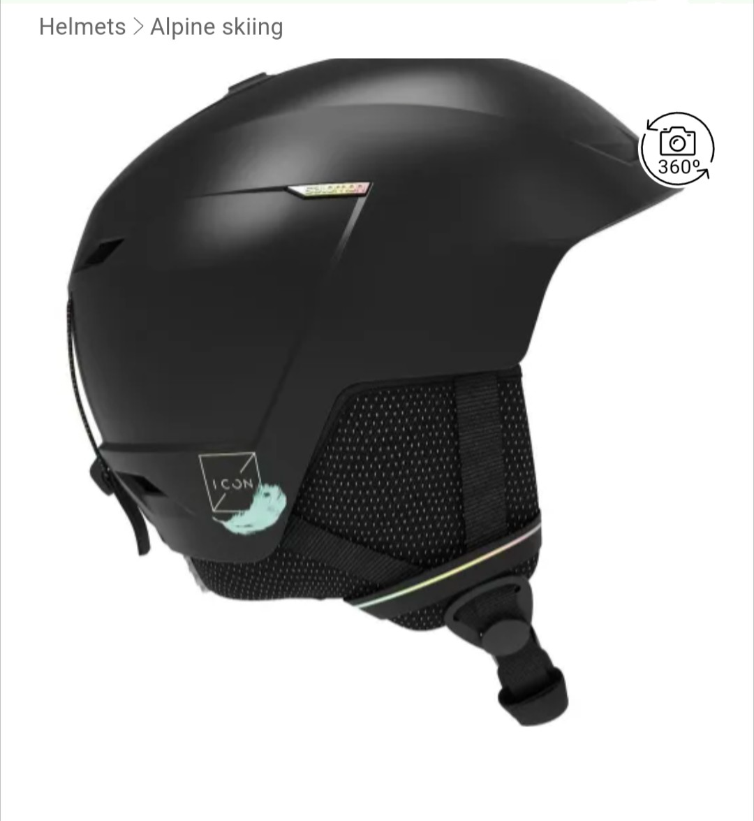Casco da sci e snowboard Salomon Icon LT Nero S (53 56 cm)