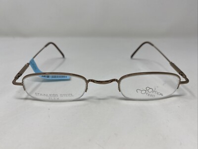 Otego Optical BLISS GOLD 46-22-135 Metal Half Rim Eyeglasses Frame EQ99