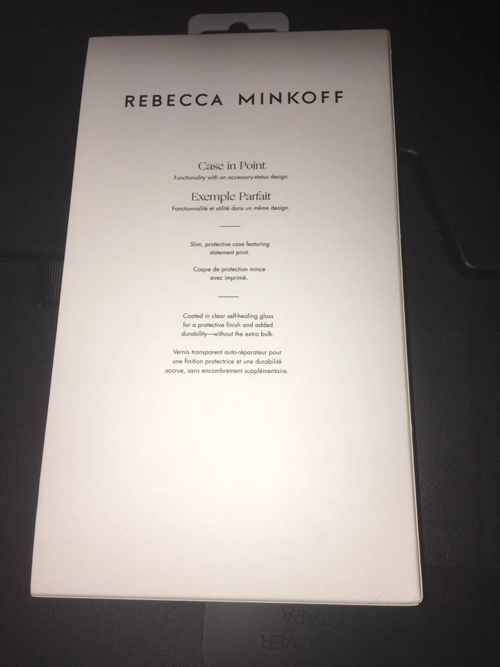 Funda Rebecca Minkoff Rayas Metálicas iPhone XR, Plateada/Rosa, iPhone XR NUEVA Foto 4 de 4