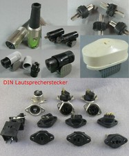 Varianten DIN Lautsprecher Stecker Dosen Kabe...