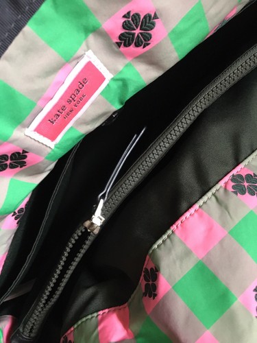 Kate Spade Morley Tote Shopper Large NWT Pink Green $348 Retail - Picture 3 of 5